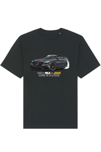Black t-shirt with moto logo