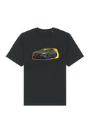 Black T-shirt with logo stick