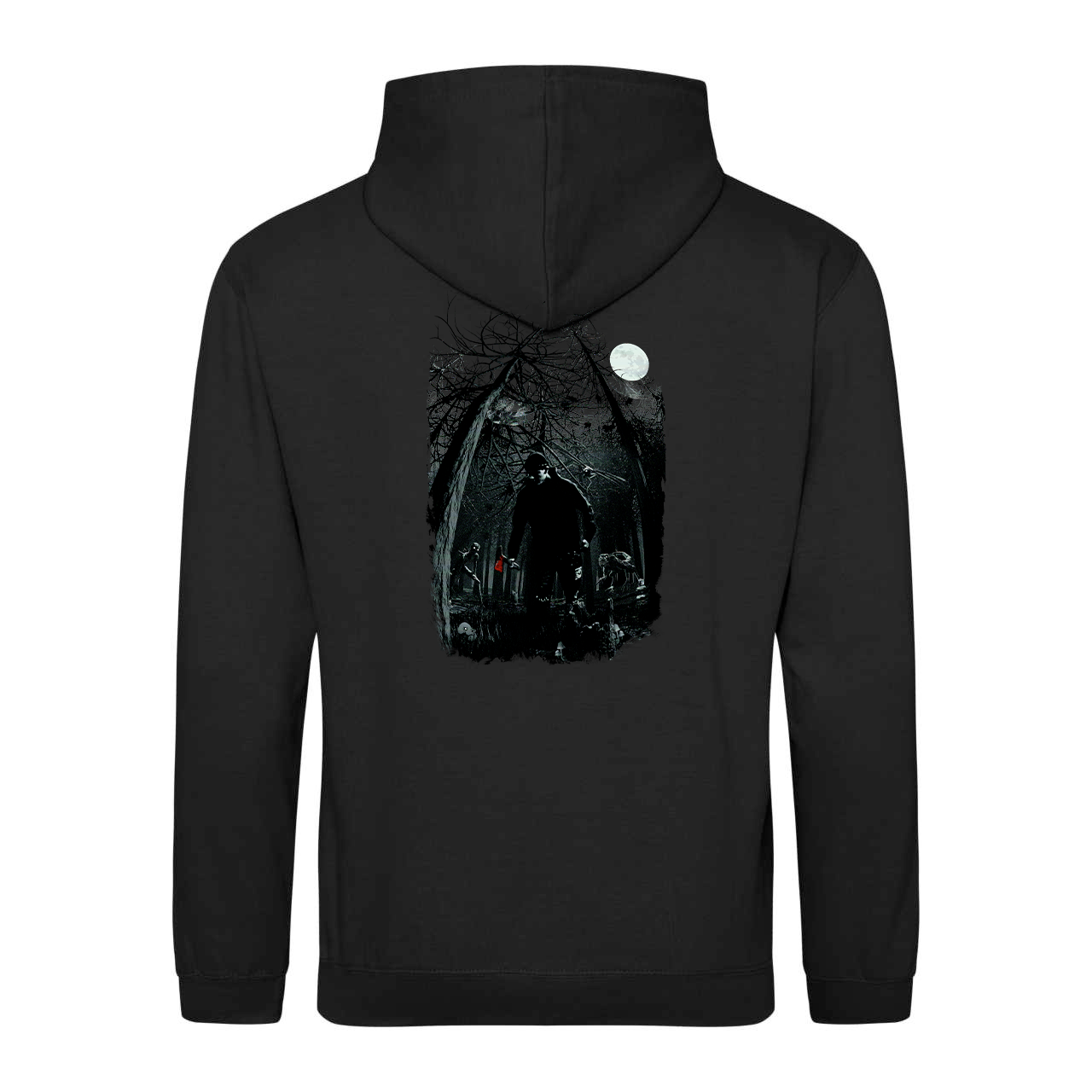 tomsn výšivka černá mikina + backprint