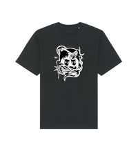 Black T-shirt with logo