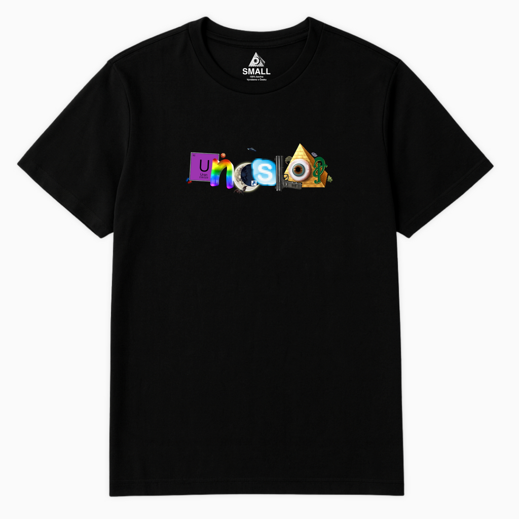 UNCSLOP černé tričko oversized