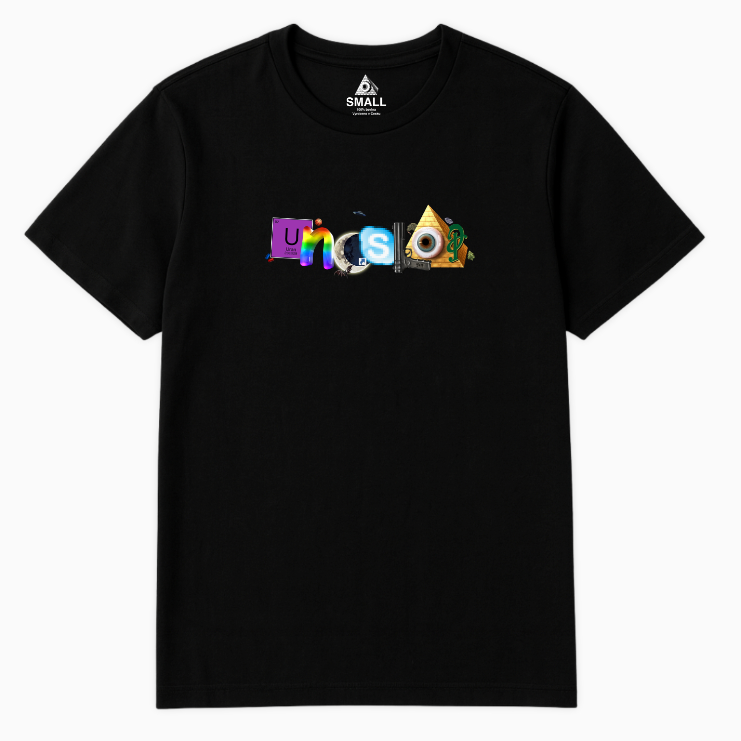 UNCSLOP černé tričko oversized