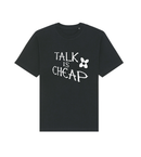 Talk broke black t-shirt