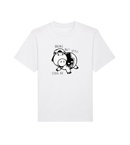 Talk broke white t-shirt